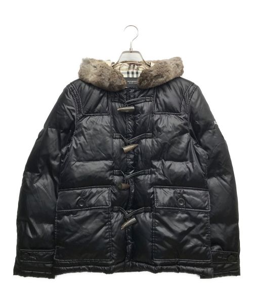 BURBERRY BLACK LABEL（バーバリーブラックレーベル）BURBERRY BLACK LABEL (バーバリーブラックレーベル) ダッフルダウンジャケット ブラック サイズ:Mの古着・服飾アイテム