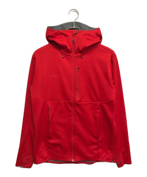 MAMMUT（マムート）MAMMUT (マムート) Ultimate V SO Hooded Jacket レッド サイズ:Mの古着・服飾アイテム