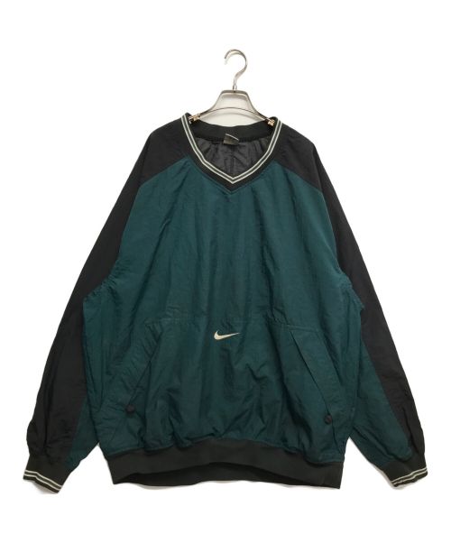 NIKE（ナイキ）NIKE (ナイキ) 90's プルオーバーナイロンジャケット グリーン サイズ:XXLの古着・服飾アイテム