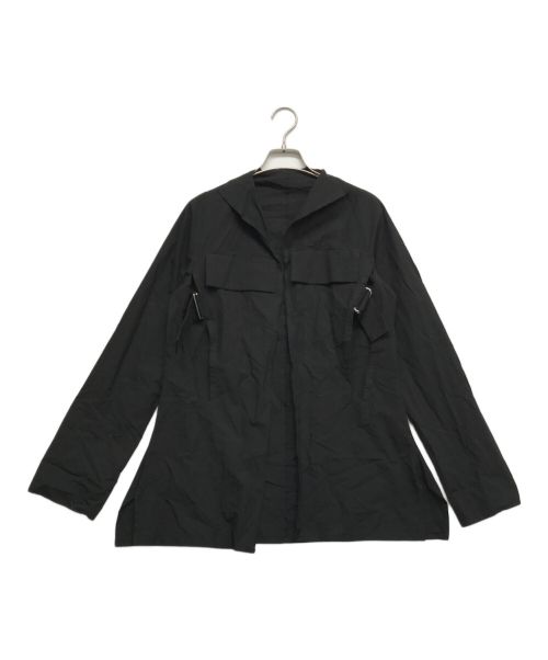 Yohji Yamamoto FEMME（ヨウジヤマモトファム）Yohji Yamamoto FEMME (ヨウジヤマモトファム) 長袖ブラウス ブラック サイズ:1の古着・服飾アイテム