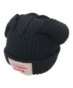 CHARLES JEFFREY LOVERBOYチャールズ ジェフリー ラバーボーイ）の古着「CHUNKY EARS BEANIE」｜ブラック