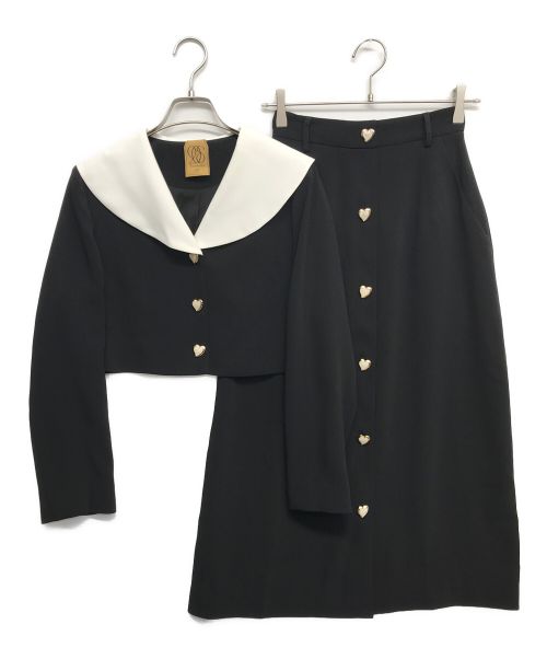 Tnewties（トゥエンティーズ）tnewties (トゥエンティーズ) スカートセットアップ ブラック サイズ:XSの古着・服飾アイテム