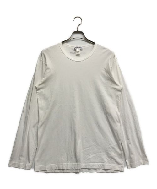 COMME des GARCONS SHIRT（コムデギャルソンシャツ）COMME des GARCONS SHIRT (コムデギャルソンシャツ) 長袖カットソー ホワイト サイズ:Xの古着・服飾アイテム