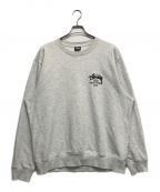 stussy×DOVER STREET MARKETステューシー×ドーバー ストリート マーケット）の古着「STOCK DSM GINZA CREW スウェット」｜グレー