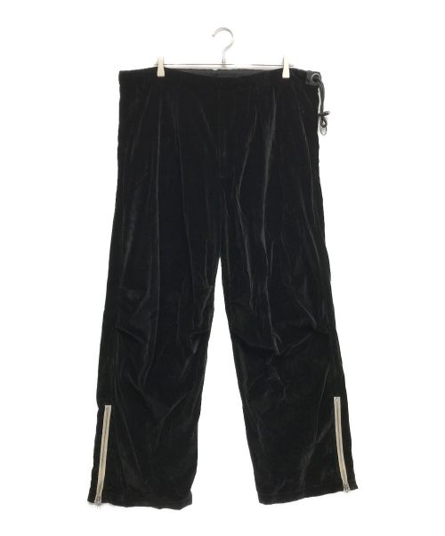 barbell object（バーベルオブジェクト）barbell object (バーベルオブジェクト) velveteen sack trouser ブラック サイズ:2の古着・服飾アイテム