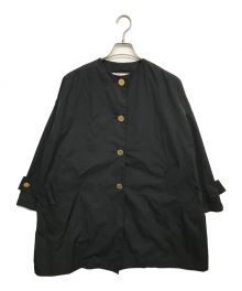 Traditional Weatherwear（トラディショナルウェザーウェア）の古着「マールトンノーカラーコート」｜ブラック