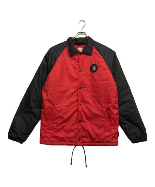 THE NORTH FACE（ザ ノース フェイス）THE NORTH FACE (ザ ノース フェイス) VANS (バンズ) コラボコーチジャケット レッド サイズ:Mの古着・服飾アイテム