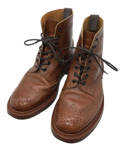 Tricker's（トリッカーズ）Tricker's (トリッカーズ) カントリーブーツ ブラウン サイズ:8.5の古着・服飾アイテム