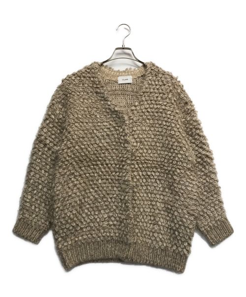 CLANE（クラネ）CLANE (クラネ) MIX LOOP MOHAIR KNIT CARDIGAN ベージュ サイズ:1の古着・服飾アイテム