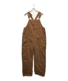 HARVESTY（ハーベスティー）の古着「CHINO CLOTH OVERALLS」｜ブラウン