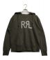 RRL（ダブルアールエル）の古着「LOGO KNIT HOODIE」｜グレー