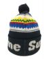 Supreme (シュプリーム) BLOCK LOGO BEANIE ブラック：5000円