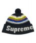 中古・古着 Supreme (シュプリーム) BLOCK LOGO BEANIE ブラック：5000円