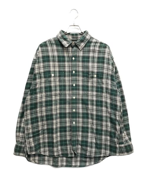 GAP（ギャップ）GAP (ギャップ) 90ｓネルシャツ グリーン サイズ:XLの古着・服飾アイテム