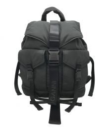 GANNI（ガニー）の古着「RECYCLED TECH BACKPACK」｜ブラック