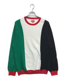 SUPREME（シュプリーム）の古着「PIQUE CREWNECK」｜グリーン×ホワイト