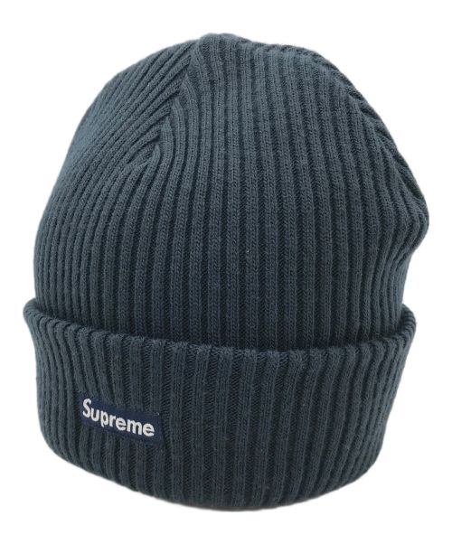 SUPREME（シュプリーム）Supreme (シュプリーム) ニット帽 ネイビーの古着・服飾アイテム