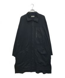 Yohji Yamamoto pour homme（ヨウジヤマモト プールオム）の古着「India Long Shirt Coat」｜ブラック