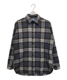 PENDLETON（ペンドルトン）の古着「70's ウールシャツ」｜ネイビー