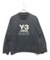 Y-3（ワイスリー）の古着「STACKED LOGO CREW SWEATER」｜ブラック