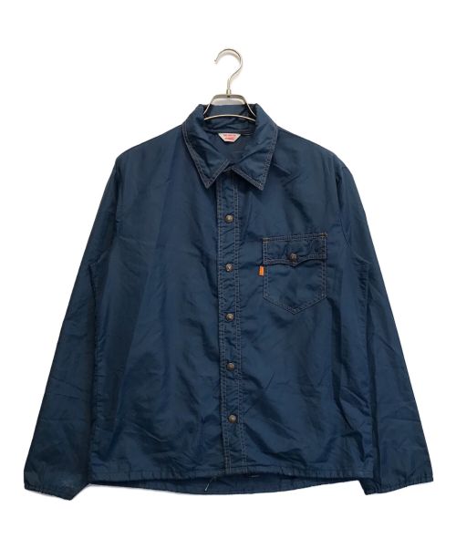 LEVI'S（リーバイス）LEVI'S (リーバイス) ナイロンシャツジャケット ブルー サイズ:不明（タグ切れ）の古着・服飾アイテム