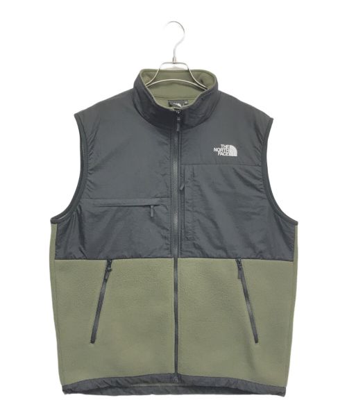 THE NORTH FACE（ザ ノース フェイス）THE NORTH FACE (ザ ノース フェイス) デナリベスト ブラック×オリーブ サイズ:XLの古着・服飾アイテム