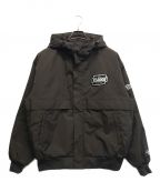 X-LARGEエクストララージ）の古着「NYLON PUFFER JACKET」｜ブラウン