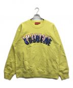 SUPREMEシュプリーム）の古着「スタッククルーネック スウェット」｜イエロー