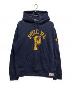 POLO RALPH LAURENポロ・ラルフローレン）の古着「プリントパーカー」｜ブルー