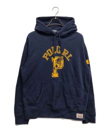 POLO RALPH LAUREN（ポロ・ラルフローレン）の古着「プリントパーカー」｜ブルー