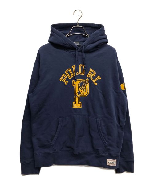 POLO RALPH LAUREN（ポロ・ラルフローレン）POLO RALPH LAUREN (ポロ・ラルフローレン) プリントパーカー ブルー サイズ:Mの古着・服飾アイテム