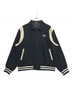 HUFハフ）の古着「SONG VARSITY JACKET」｜ブラック