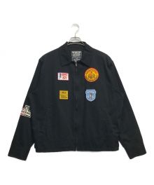 Hysteric Glamour（ヒステリックグラマー）の古着「PATCH CUSTOM ブルゾン」｜ブラック