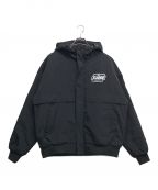 X-LARGEエクストララージ）の古着「NYLON PUFFER JACKET」｜ブラック