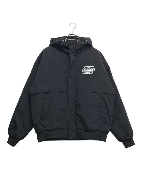 X-LARGE（エクストララージ）X-LARGE (エクストララージ) NYLON PUFFER JACKET ブラック サイズ:Lの古着・服飾アイテム