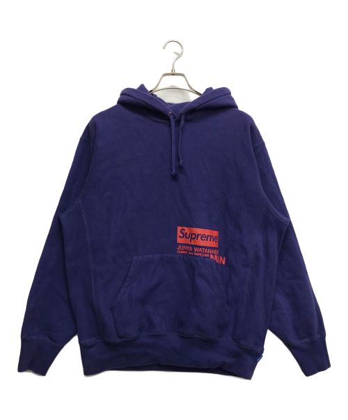 SUPREME（シュプリーム）Supreme (シュプリーム) COMME des GARCONS JUNYA WATANABE MAN (コムデギャルソンジュンヤワタナベマン) Hooded Sweatshirt パープル サイズ:Mの古着・服飾アイテム