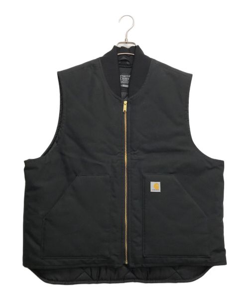 CarHartt（カーハート）CarHartt (カーハート) ダックベスト ブラック サイズ:XLの古着・服飾アイテム