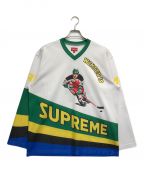 SUPREMEシュプリーム）の古着「Crossover Hockey Jersey」｜ホワイト