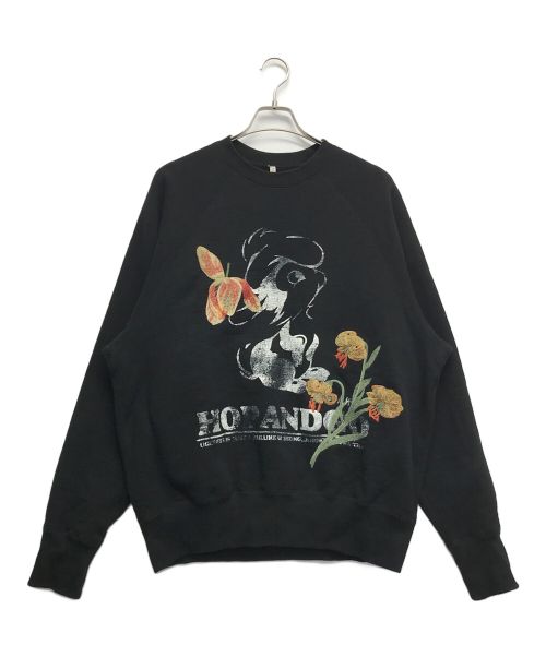 KHOKI（コッキ）KHOKI (コッキ) Vintage finished sweatshirt ブラック サイズ:3の古着・服飾アイテム