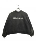 SAINT MICHAELセントマイケル）の古着「CREW SWEAT CHAOS」｜グレー