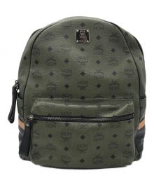 MCM（エムシーエム）の古着「Munich Lion Backpack」｜グリーン