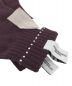 TAKAHIROMIYASHITA TheSoloIst. (タカヒロミヤシタ ザソロイスト) decka fingerless gloves パープル 未使用品：7000円