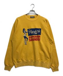 Hysteric Glamour（ヒステリックグラマー）の古着「SUPERIOR SOUNDS スウェット」｜イエロー