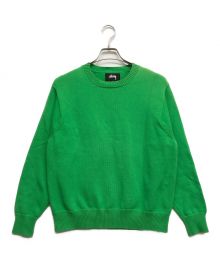 stussy（ステューシー）の古着「Bent Crown sweater」｜グリーン