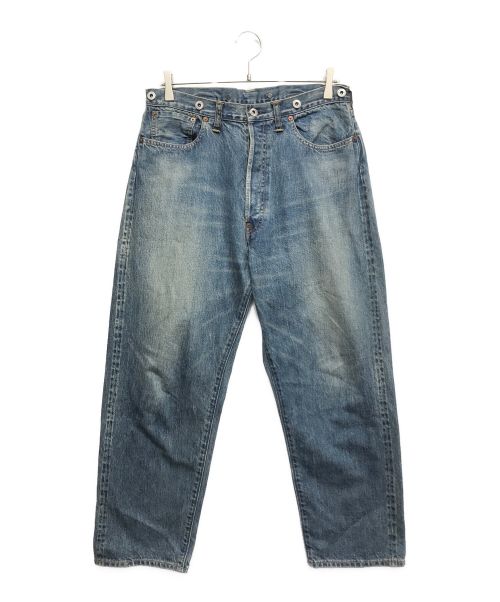 A.PRESSE（アプレッセ）A.PRESSE (アプレッセ) Washed Wide Denim Pants インディゴ サイズ:30の古着・服飾アイテム