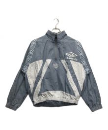 X-LARGE×UMBRO（エクストララージ×アンブロ）の古着「HALF ZIP PULLOVER JACKET」｜スカイブルー