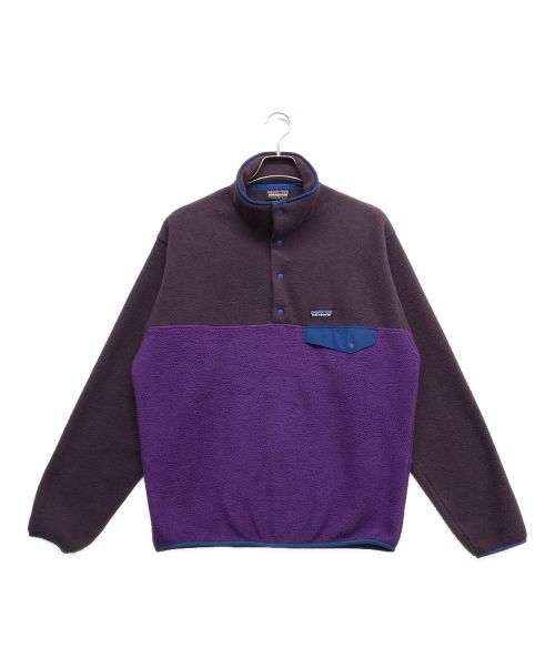 Patagonia（パタゴニア）Patagonia (パタゴニア) スナップT シンチラフリース パープル サイズ:Mの古着・服飾アイテム