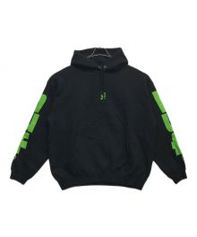 HUF（ハフ）の古着「MEGABLAST STRECH HOODIE」｜ブラック