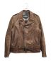 Schott（ショット）の古着「626VN Cowhide Motorcycle Jacket」｜ブラウン