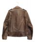 Schott (ショット) 626VN Cowhide Motorcycle Jacket ブラウン サイズ:M：35000円